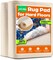 Non-Slip Rug Pad Gripper 8x10 Feet, Anti Skid Mat for Under Area Rugs, Keeps Rugs in Position and Safe, Thick Cushioned Carpet Pad for Hardwood Floors Protection